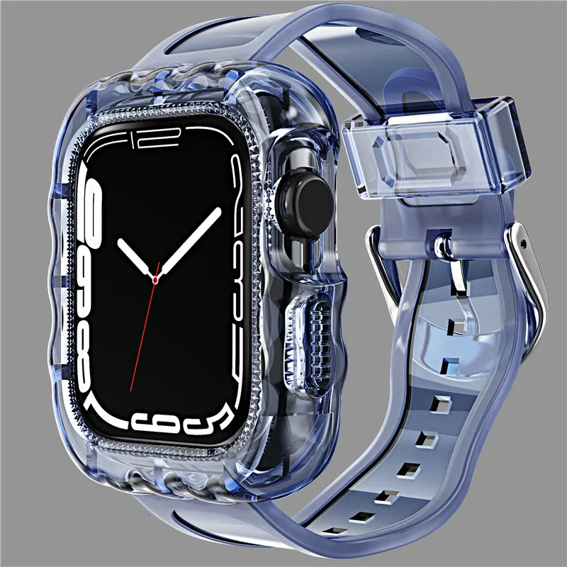  ġ ø 8 7 6 5 4 3 SE TPU Ƹ ȣ ̽  Ʈ Ŀ, iWatch 45mm 40mm, Ʈ ġ ȣ ̽