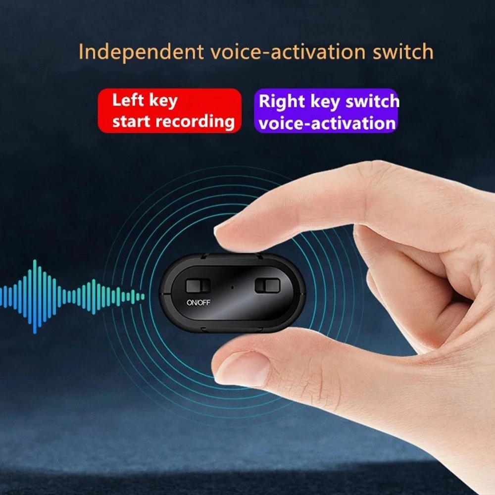 Mini Digital Voice Recorder 20 Days 500 Hours Dictaphone Pen Multi-Function Voice Activated HD Noise Reduction