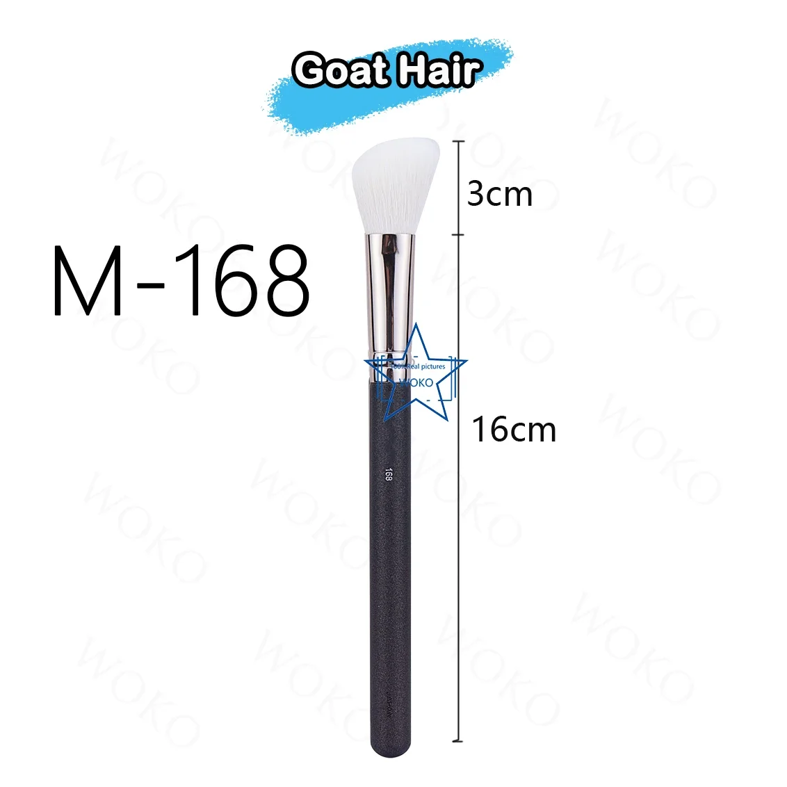 1-2pcs M187 Stippling Brush Multifunctional Face Powder Blush