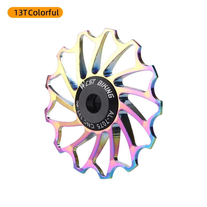 ロー　11点セット WEST BIKING 11T/13T Bicycle Ceramic Bearing Rear Guide Wheel