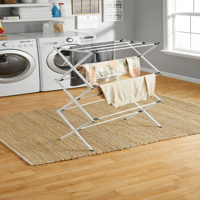 This drying rack for clothes makes laundry day easier