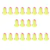 10 Pairs of Soft Foam Earplugs Conical Tapering Sleep Noise Yellow 5