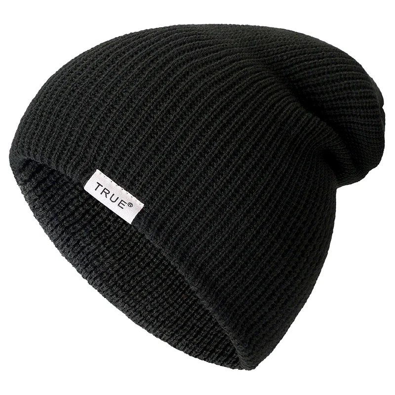 Neue 11 Farben lange Länge Casual Mützen für Männer Frauen Mädchen Jungen Mode gestrickte Wintermütze solide Hip-Hop Skullies Hut Unisex Kappe – Detail 8