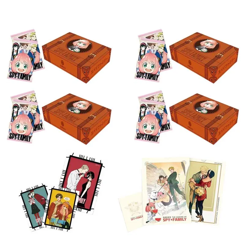 

SPY x Family Collection Card HUAN HAI Culture Premium Rare Limited SR SSR UR Stamp Anime Board Game Collectible Playing Cards