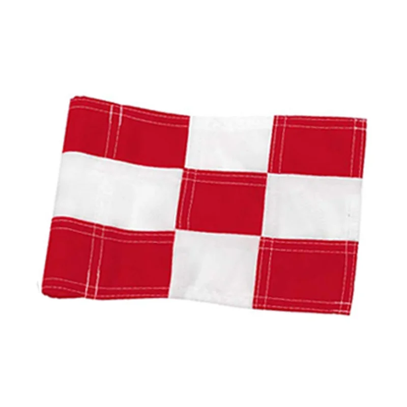 Mini Golf Flags Checkered 420D Nylon Mini Pin Flags for Yard Outdoor Home Backyard Garden 4