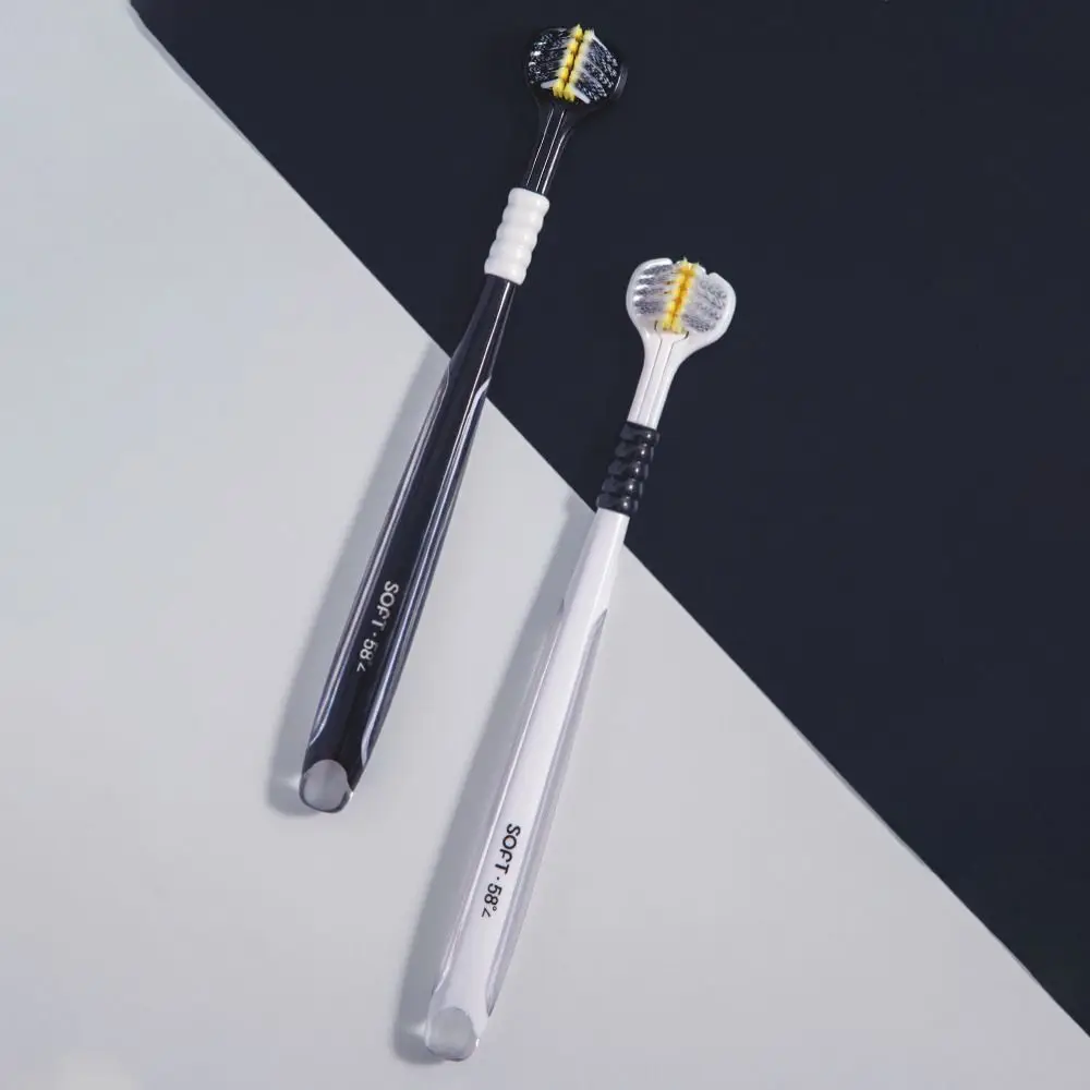 New U-shaped Three Sided Toothbrush 3D Fully Wrapped Adult Household Cleaning Brush Gift Soft Bristled Tooth Care for Daily Use