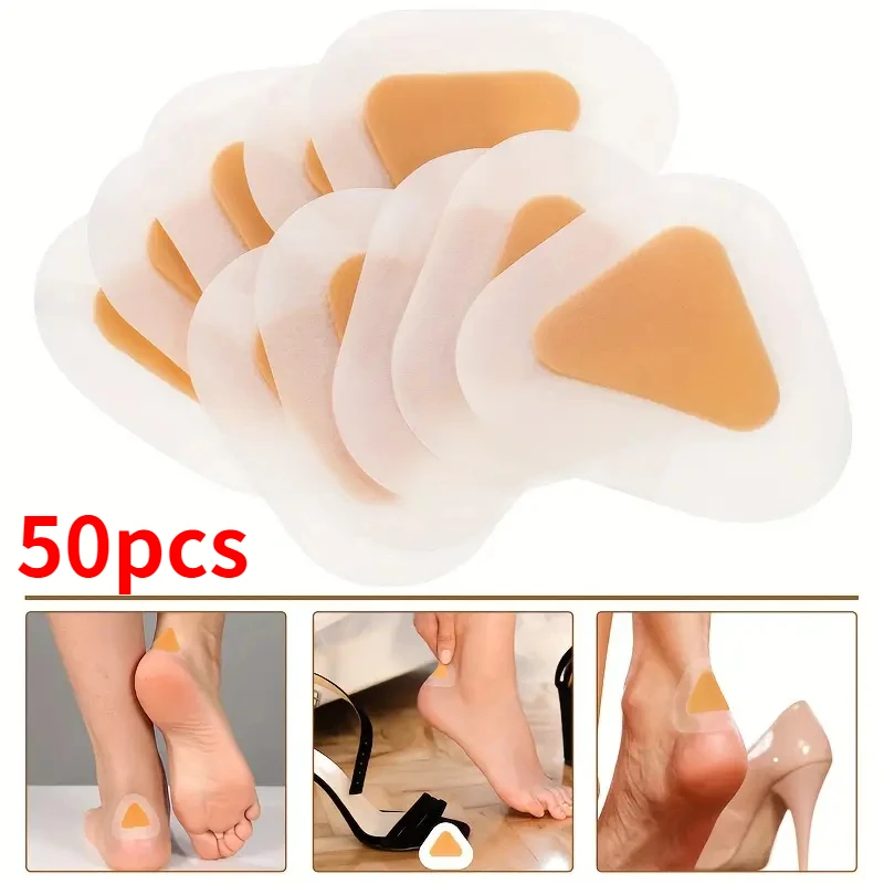 

10-50PCS Silicone Gel Shoes Stickers Pain Relief Patch Liner High Heel Sticker Feet Care Adhesive Hydrocolloid Pads Cushions