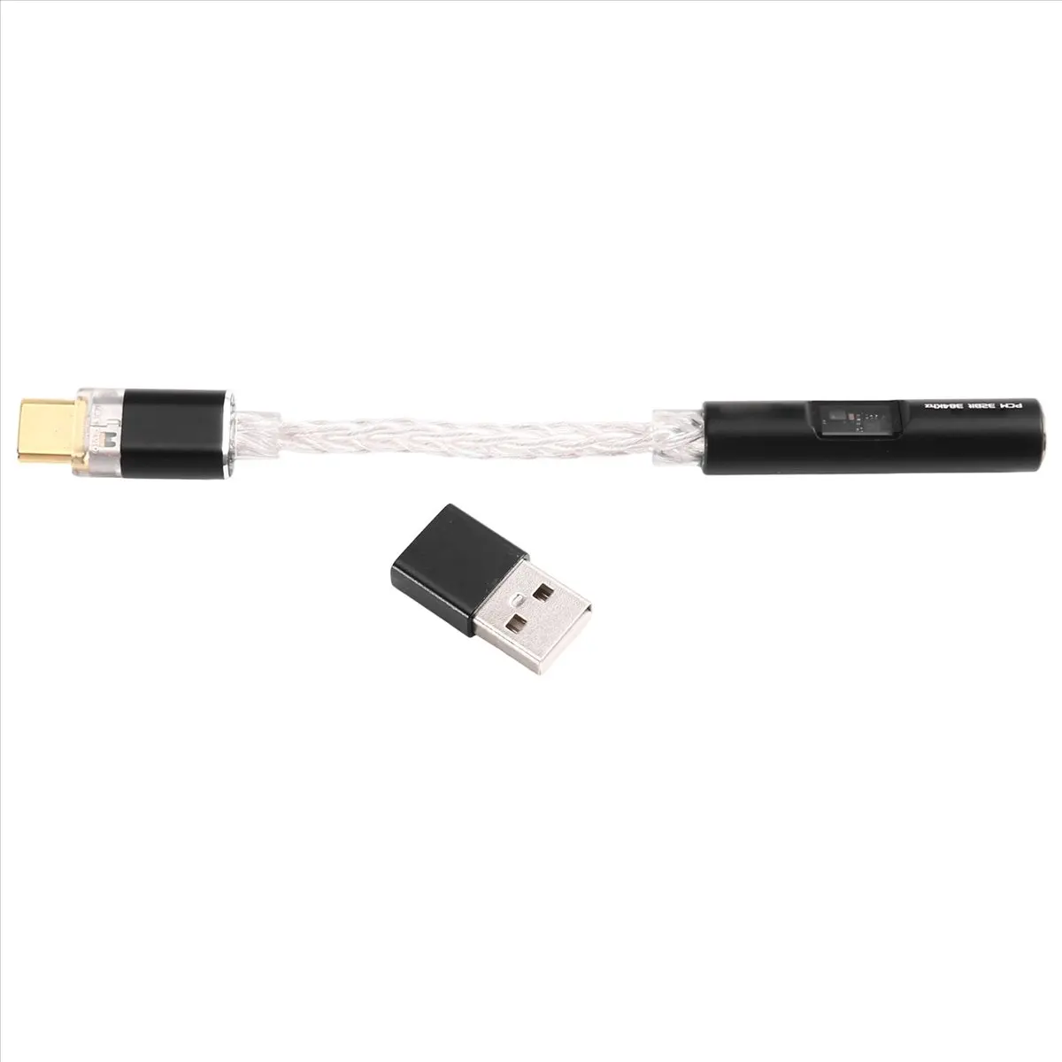 (A32M) 타입 C - 3.5mm USB-A - 3.5 잭 어댑터 HiFi USB C 오디오 AUX 컨버터 디코더 CX31993 어댑터 케이블 고해상도 디코딩