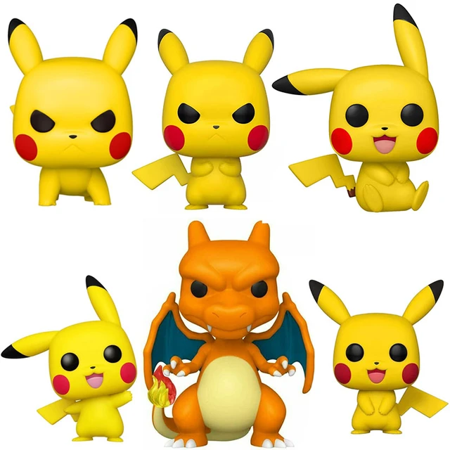 Funko POP PIKACHU 842# POKEMON 553# VULPIX 580# CHARIZARD 843# PSYDUCK 781  Action Figure PVC 10cm Model Toys Kids Christmas Gift