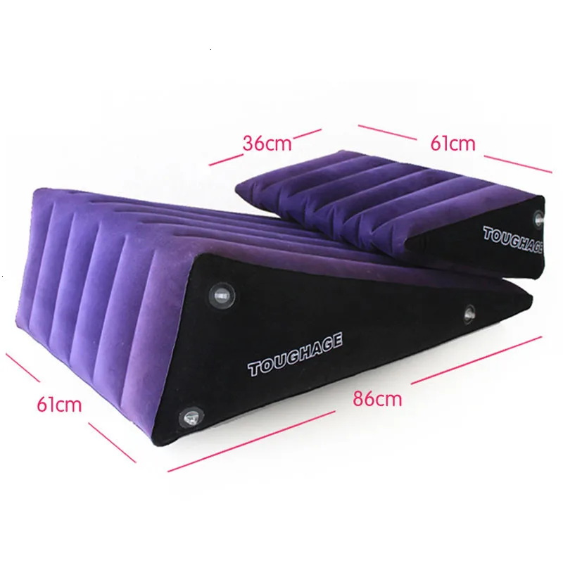 Pvc Travel Inflatable Sex Love Pillow Cushion Foldable Sofa Sexual Couple Games Bedroom Body Support Pad Exotic Husband Wife