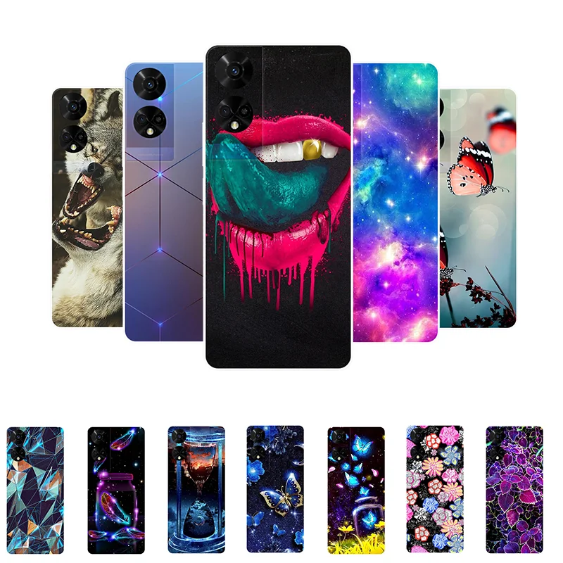 Cartoon Design Shockproof TPU Silicone Bumper Case - Soft Back Cover