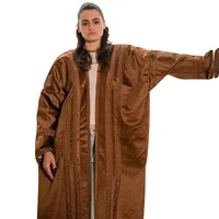 Fashion Muslim Abaya Autumn Winter Suede Cardigan Dress Modest Abaya for Ramadan Turkey Dubai Dress Abayas Loose Homewear Robe