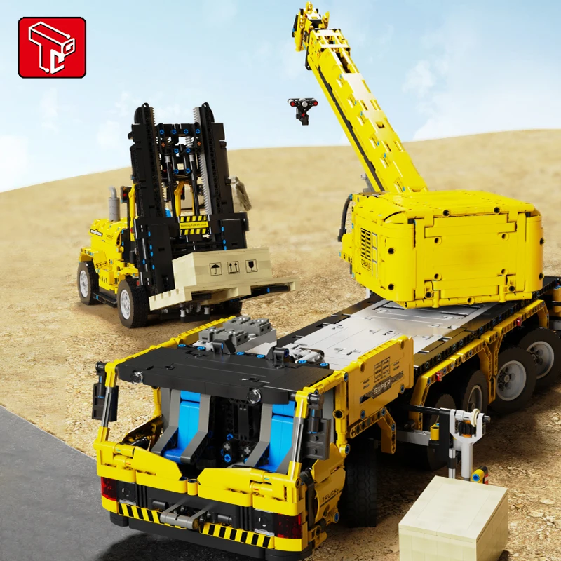 

Technical Car MOC Motor Power Mobile Crane MK II Compatible LEGO Truck car Model Building Blocks Toys Kids Gifts