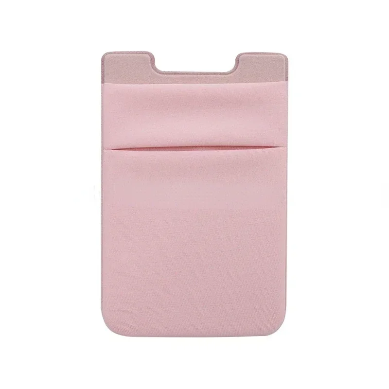 Universal Phone Wallet Case with Self-Adhesive Card Sleeves & Silicone Pocket