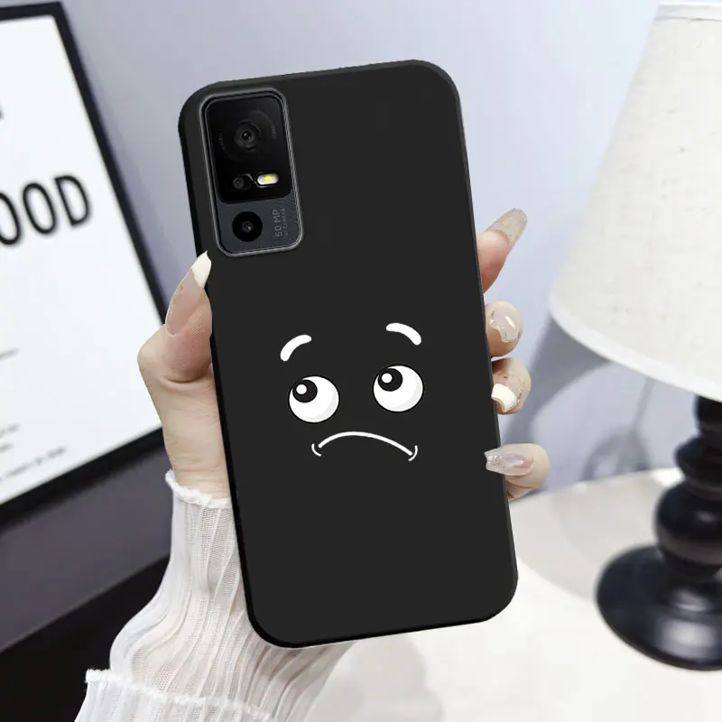 Panda Floral Soft Silicone Shockproof Phone Back Cover