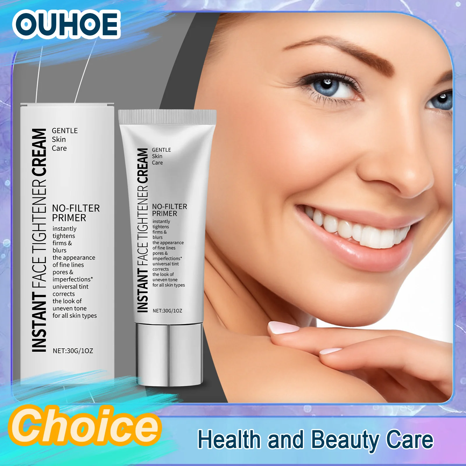 Face Primer Firming Hydrating Tone Correction Reduce Dullness Redness Smoothing Fine Lines Lighten Oil-Control Makeup Base Cream_voghion.com