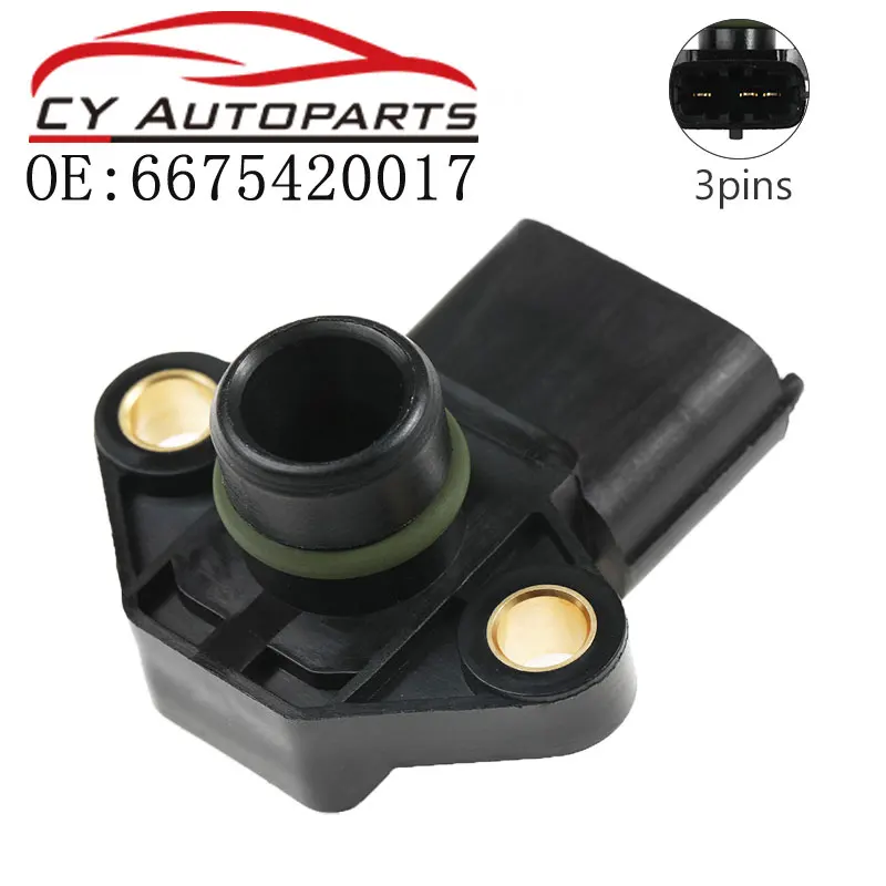 

New MAP Manifold Absolute Pressure Sensor For Ssangyong Rodius Stavic Rexton2 Rexton Kyron Acyton Only Euro4 6675420017