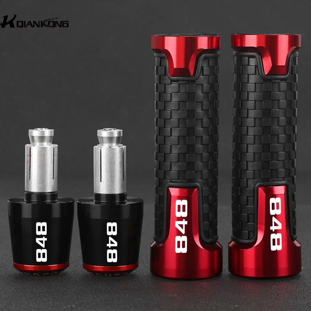 Moto 848 Handelbar Accessori In Alluminio Manopole Manubrio Estremità Per Ducati 848 Evo 2007 2008 2009 2010 2011 2012 2013