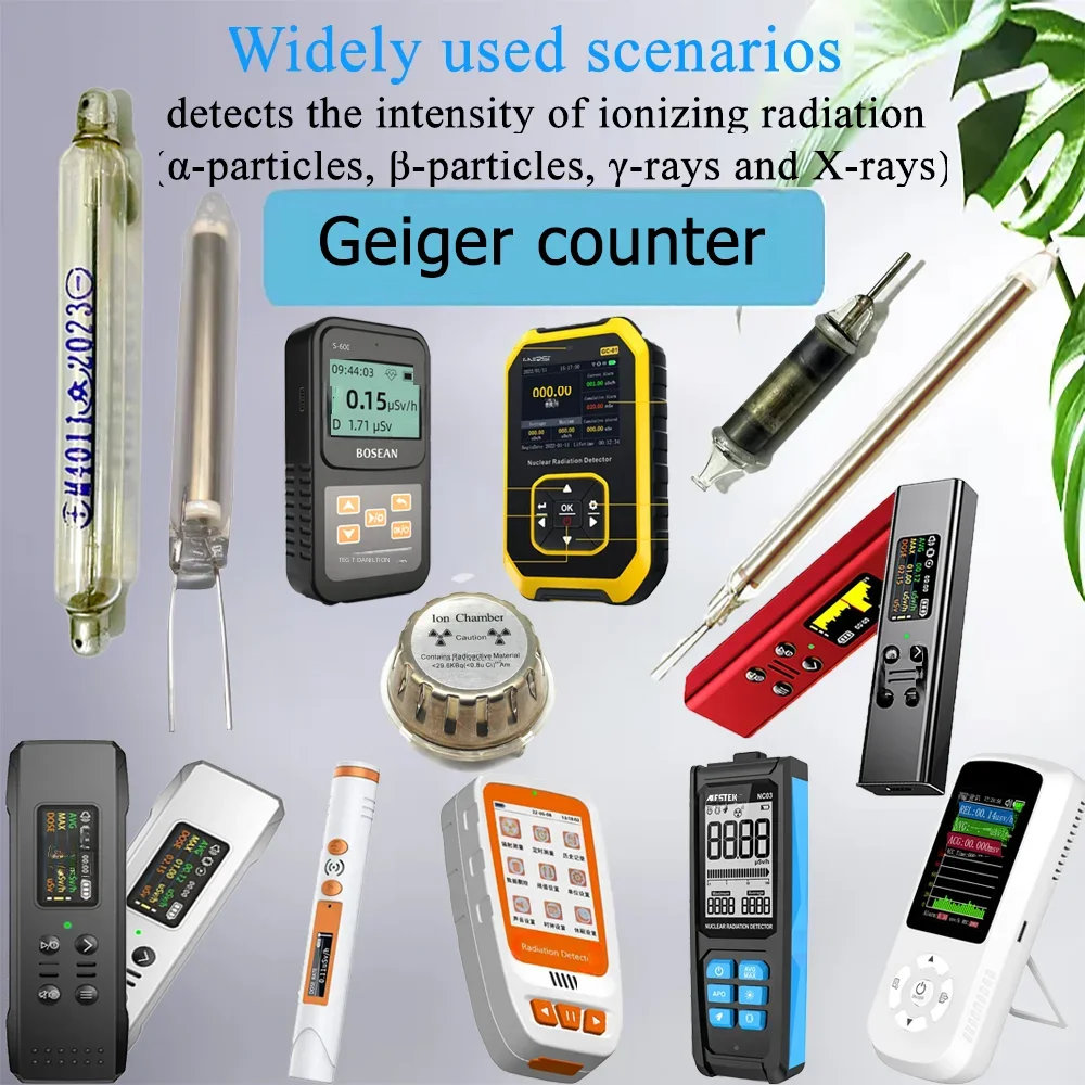 High Sensitivity M4011/J321/J305 GM Geiger Tube Detection of β-particles and γ/X-rays for ionization Nuclear Radiation Detection 4