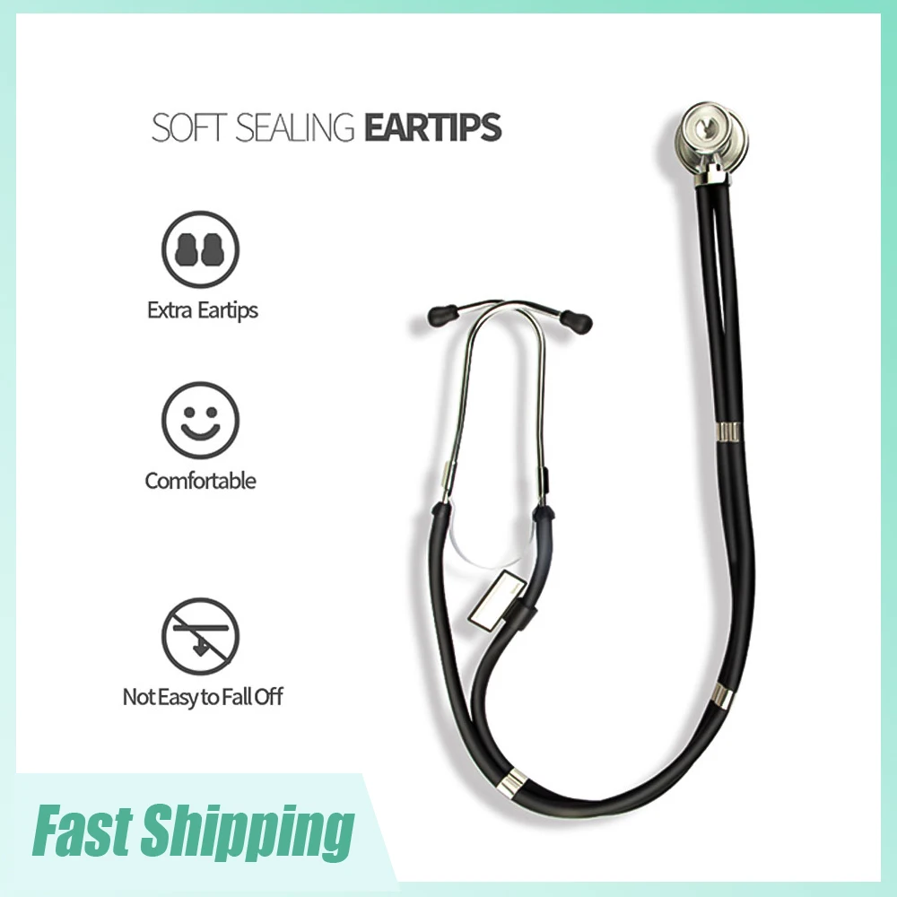 1pc Medical Professional Stethoscope Multifunctional Dual Head Stethoscope Cardiology Medical Health Monitors Tool