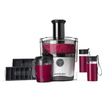 NutriBullet Juicer Pro Centrifugal Juicer Machine for Fruit, Vegetables, and Food Prep, 27 Ounces/1.5 Liters, 1000 Watts, Silver 2