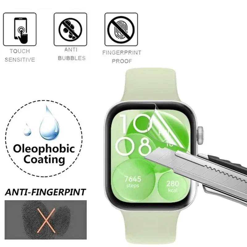 5-Pack Clear TPU Hydrogel Anti-Scratch Screen Protector