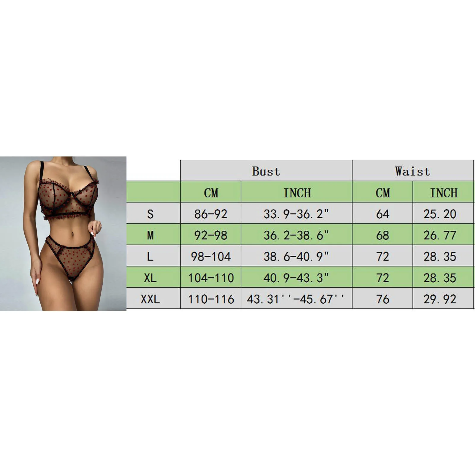 Lingerie Donna Reggiseno con ricamo floreale Set di biancheria erotica Donna 2 pezzi Prospettiva Intimo da donna in pizzo sexy_voghion.com