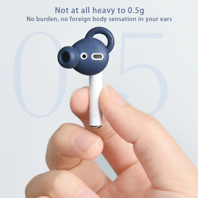 Ear Tips Earbuds For AirPods 1/2&Earpods Headsets Silicone Anti-Drop Earbud Spare Parts Repairing Parts K1KF