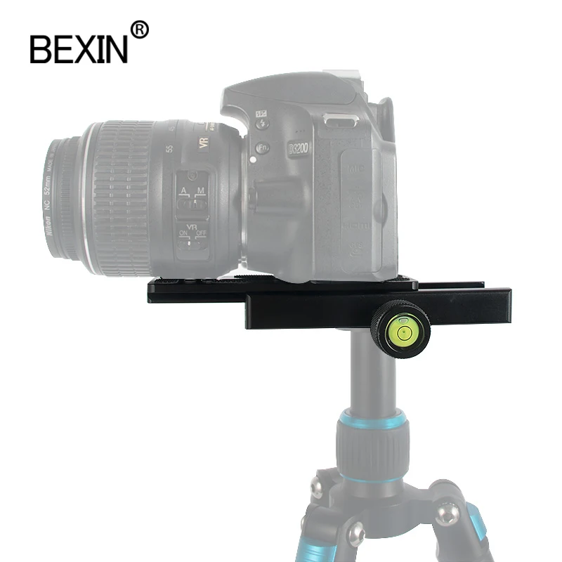 Camera Lens Support Quick Release Long Clamp Adapter Clip Arca Swiss Camera Tripod Head Monopod QR Quick Release Plate camera clamp camera tripod adapter camera mount plate tripod adapter mount