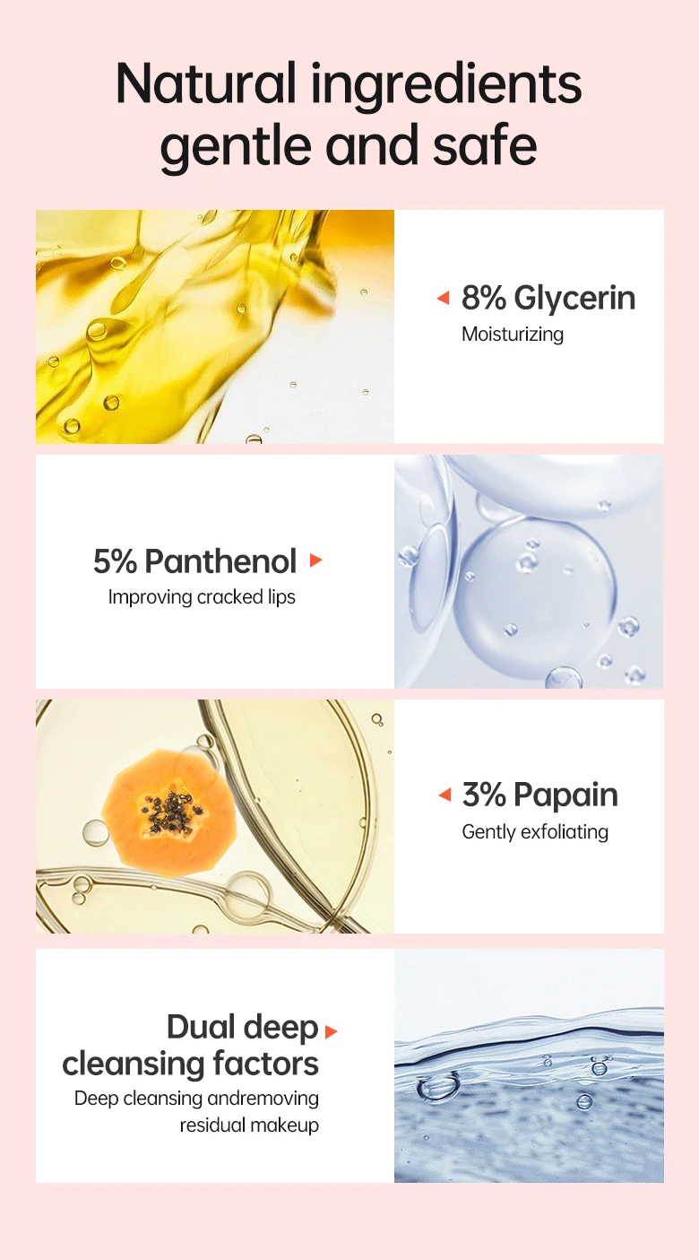 Description Picture 5 of itemLip Mask Balm Bubble Exfoliating Oil Makeup Lightening Dark Whitening Moisturizing Remove Dead Skin for Women Volumizer Lip Care