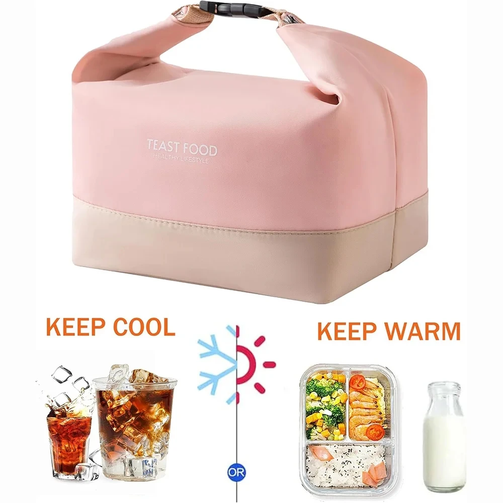Durable Thermal Insulated Lunch Tote and Food Carrier
