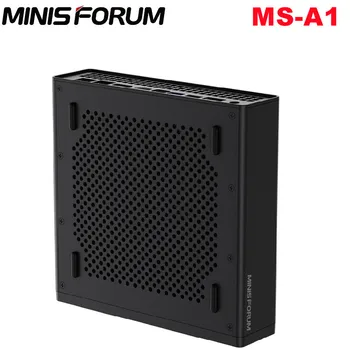MINISFORUM MS-A1 Mini PC Barebones Mini computer desktop fai da te No CPU/RAM/SSD/OS OCulink Supporto AMD AM5 Socket CPU Doppie ventole fai da te 1