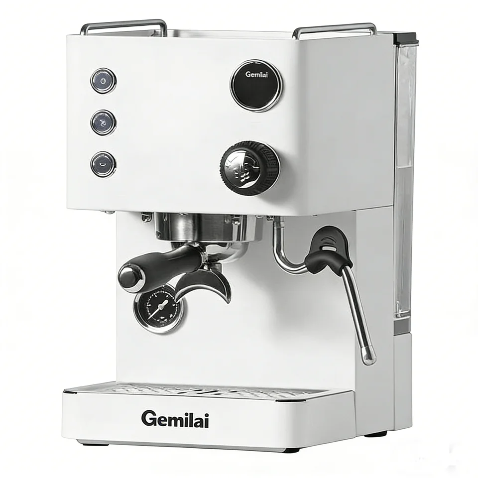Gemilai G3007L セミオートマチックエスプレッソマシンでコーヒーの