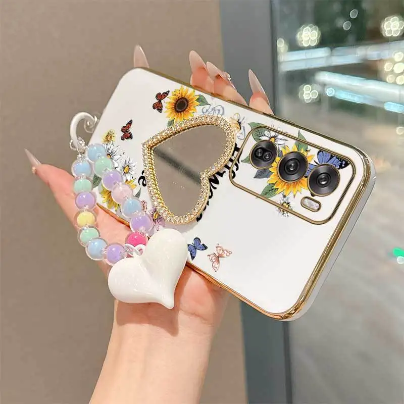 Floral Bloom Phone Accessory Set: Case, Lanyard & Stand