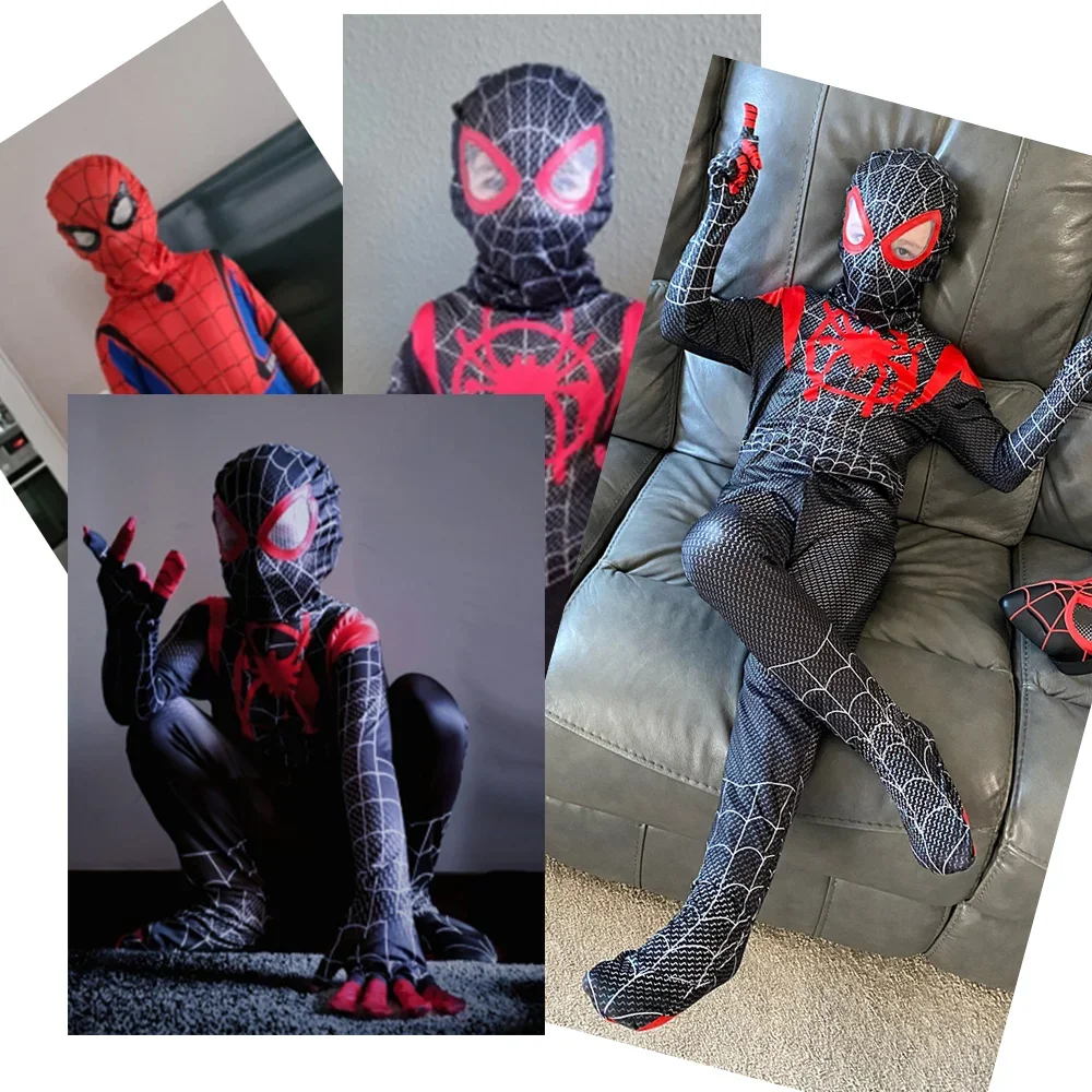 Cosplay Jumpsuit Superhero Cosplay Costume Kids Cosplay Costume Ultimate Spiderman No Way Home Carnival Party Clothing