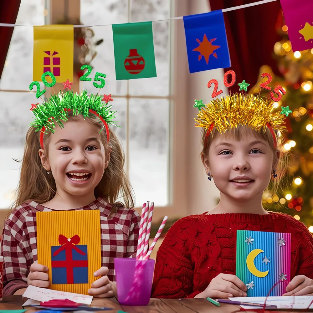 Christmas Headbands,Hair Accessories for Girls,Christmas Supplies,New Year Decorations,