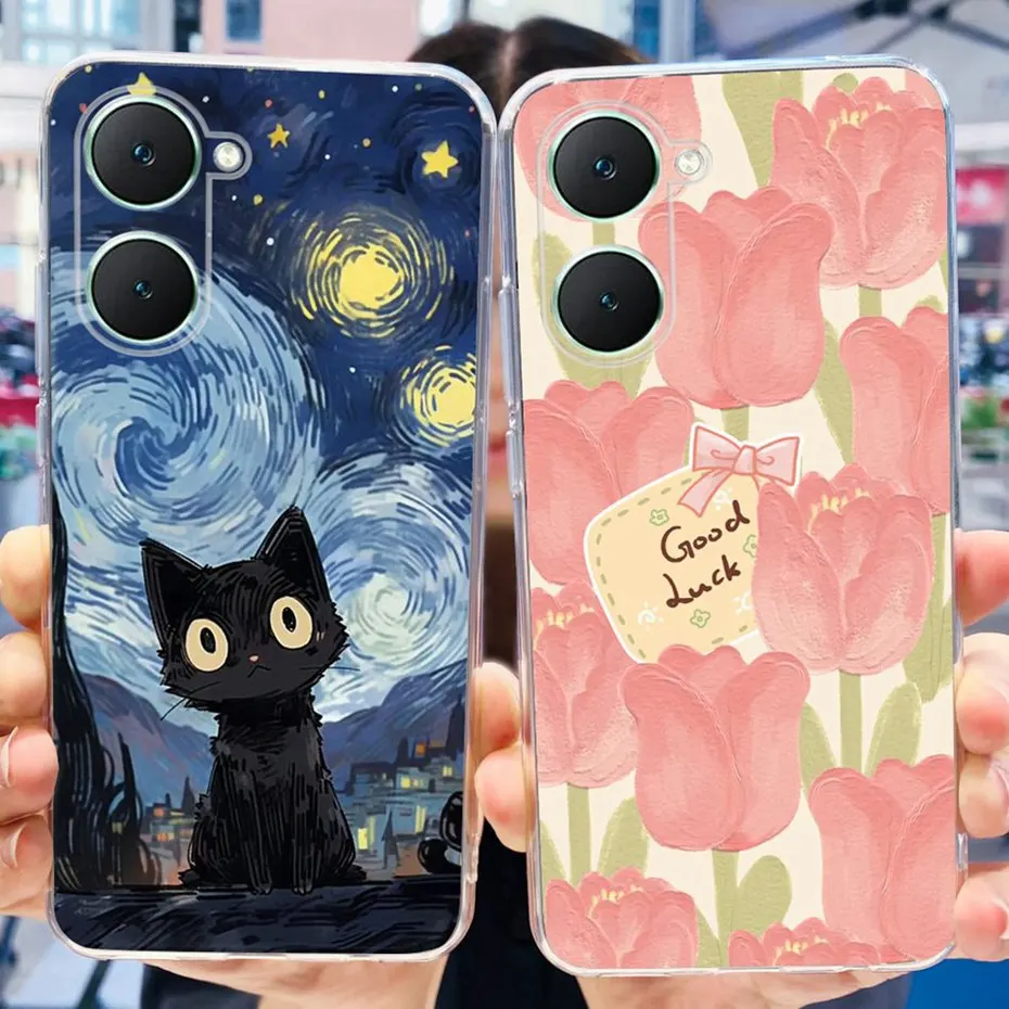 2024 Stylish Soft Silicone TPU Phone Case - Fashionable Back Cover Bumper