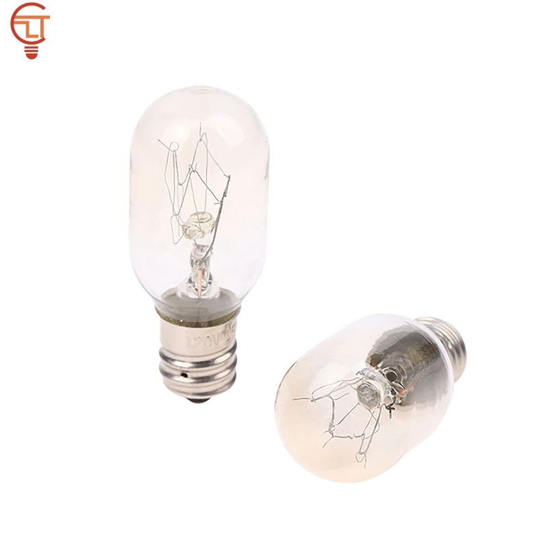 냉장고 오븐 교체 전구, 소금 램프 글로브 전구, 백열 전구, T20, E12, 120V, 15W, 25W, 1PC