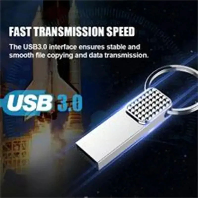 High-Speed 512GB Metal Waterproof USB 3.0 Flash Drive - Type C Pen Drive for Enhanced Computer Storage