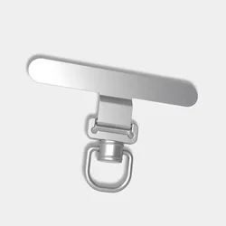 Rotatable Ultra - Thin Stainless Steel Phone Lanyard Strap with Anti - Lost Clip and Patch - Other (A - Metal Silver)