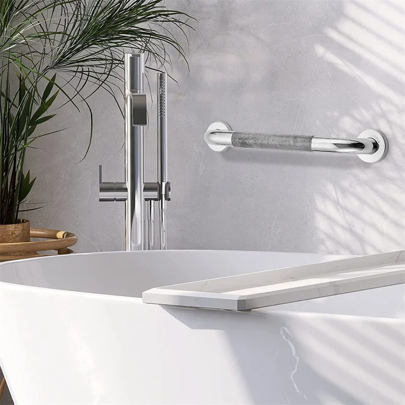 Description Picture 4 of itemBathroom Tub Toilet Handrail Grab Bar Stainless Steel 400/500mm Anti Slip Shower Safety Support Handle Towel Rack
