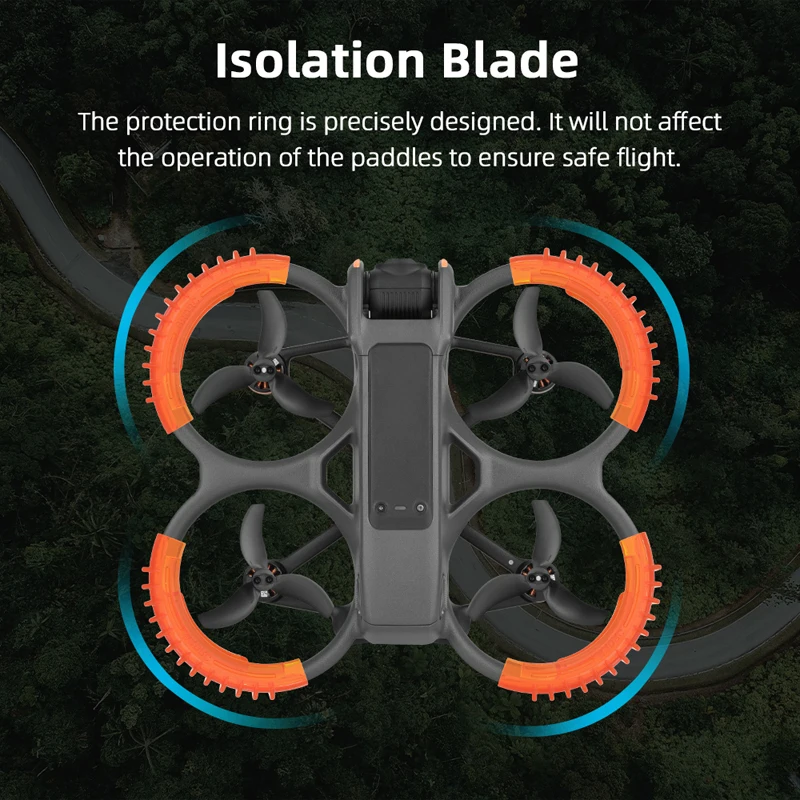 Anti-collision Bumper for DJI Avata 2 Drone Propellers Guard Rings Bar Safe Protection Quadcopters Avata2 Drone Accessories