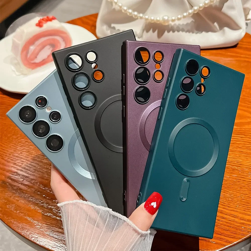Luxury Magnetic Wireless Charging Phone Case