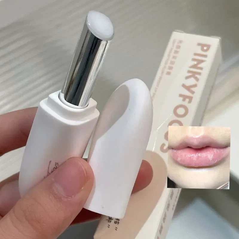 Grapes Lip Balm Stick Moisturizing Fruit Flavor Lips Care Makeup Hydrating Reduce Lip Lines Jelly Lip Tint Nude Lipstick Primer 5