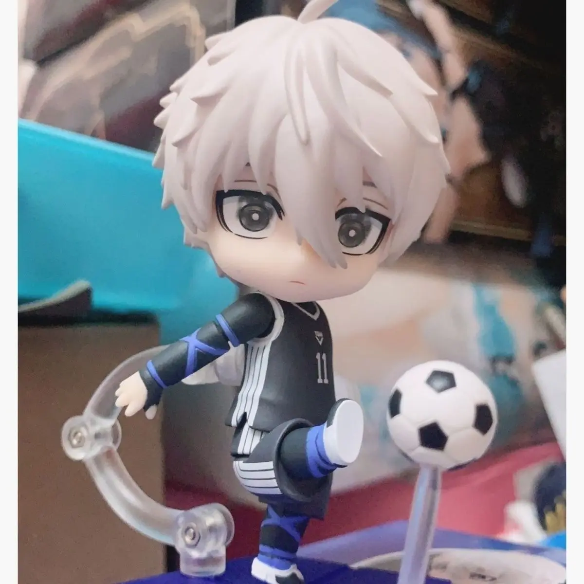 Figura Acción Personaje Animación Anime Blue Lock Figura, Seishiro Nagi Dibujos Animados Personaje Escultura Decoraciones Coleccionables 10CM Anime Periférico Personaje Modelo Figuras Figura Acción 16 Cm