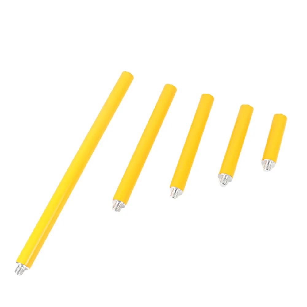 고품질 10-60cm 5/8 스레드 GPS/RTK 연장 막대 노란색 직경 25 Mm GPS 측량 폴 안테나 GNSS 용 확장 섹션