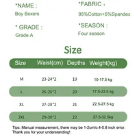 Lot de 4 culottes en coton pour garçon de 3 à 14 ans, sous-vêtements respirants pour enfants, motifs de voitures, boxer 6