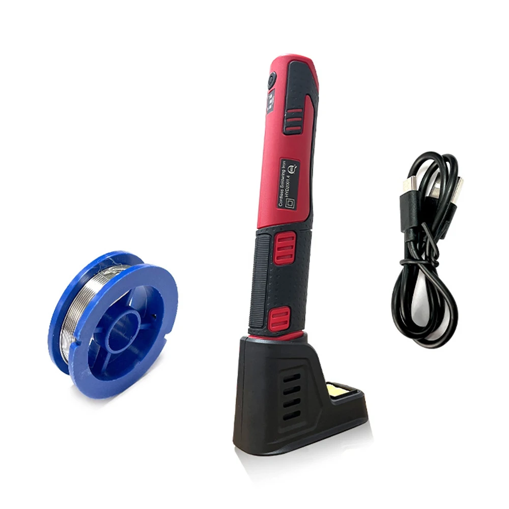 Saldatore Kit, LYLIN 65W Saldatore A Stagno Professionale Con Schermo Led Legge La Temperatura Temperatura Regolabile Funzione Di Correzione Della Temperatura Funzione Sleep - Foto 2