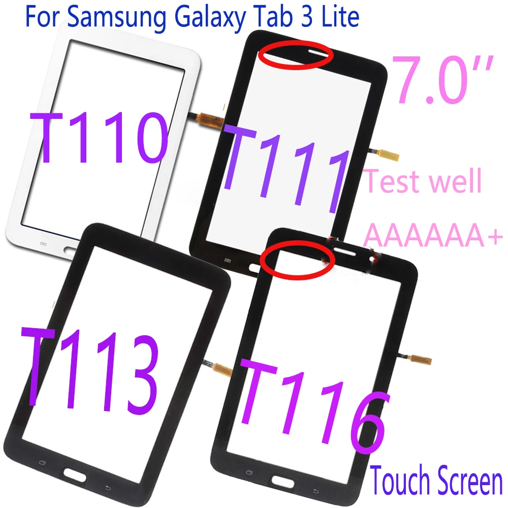 

7.0 inch For Samsung Galaxy Tab 3 SM-T110 SM-T111 SM-T113 SM-T116 Touch Screen Digitizer Panel T110 T111 T113 T116 LCD Assembly