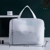 Traveling Essentials Goods Organizer Bags PVC Waterproof Toiletry Wash Handbag Portables Mesh Fabric Home Versatile Storage Box 2